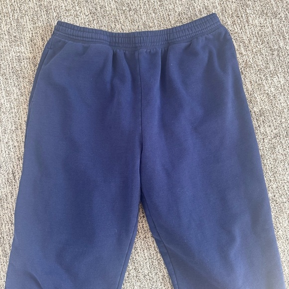 Beyond Yoga Dark Navy Luxe Fleece Sweatpants - Picture 4 of 5